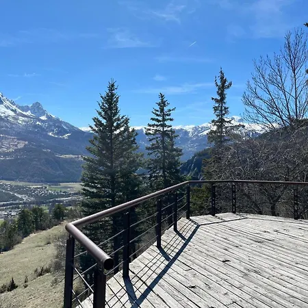 D Exception Ensoleille, Vue Grandiose 샬레 Faucon-de-Barcelonnette
